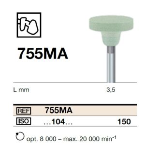 Fresón para Zirconio cerámica y metal