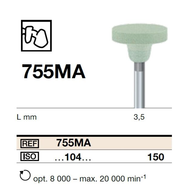 Fresón para Zirconio cerámica y metal