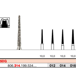 Piedra de Diamante en Llama Grano Grueso