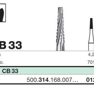 Fresa de Tungsteno Troncoconica 701