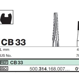 Fresa de Tungsteno Troncoconica 702