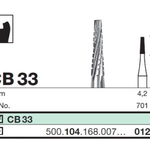 Fresa de Tungsteno para Pieza de Mano 701