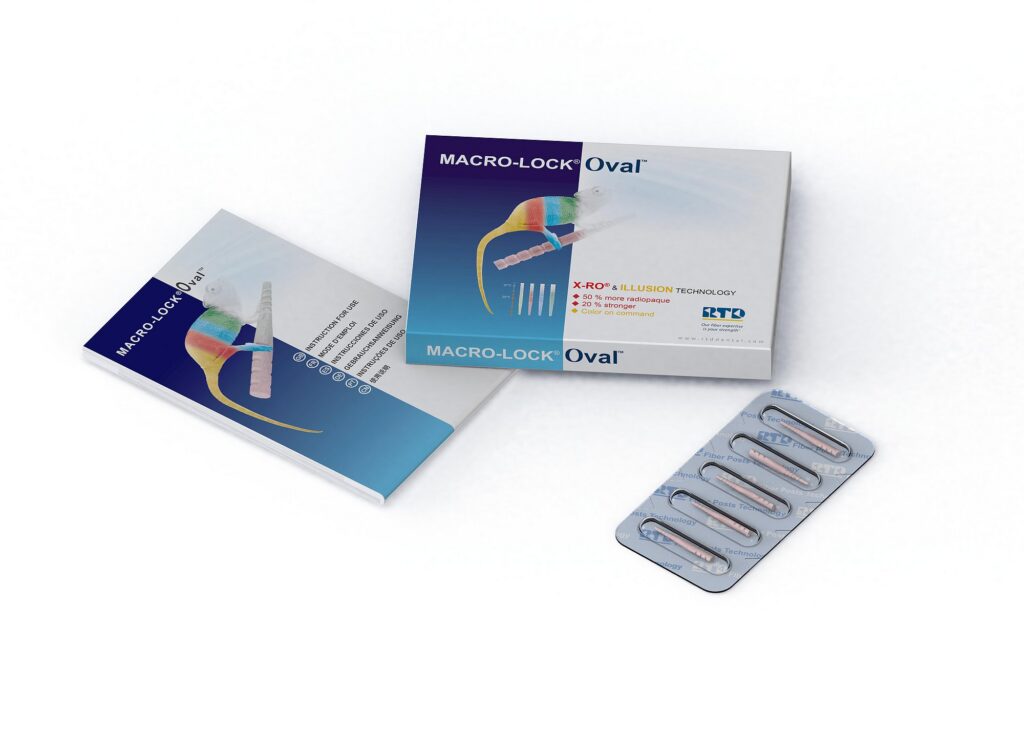 Pernos Macro-Lock Oval - Blister - Dental Link
