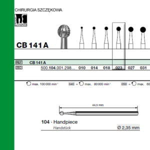 Fresa de Tungsteno para Cirugía